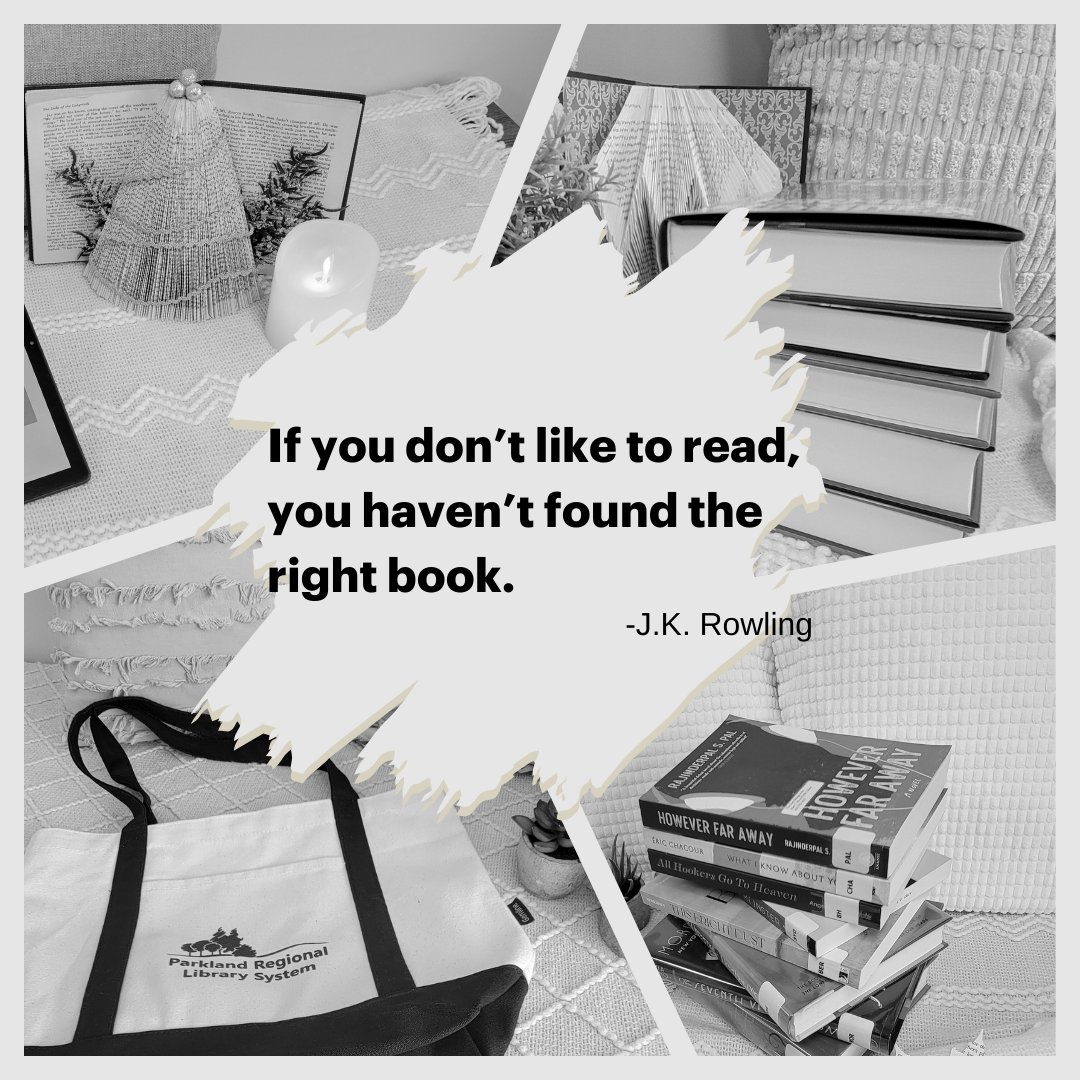 PRLsystem's tweet photo. #MIndfuMonday #Quote: If you don't like to read, you haven't found the right book." - J.K.Rowling
#Libraries have you covered - find a great read at your local library today! https://t.co/5ZRINY77FN