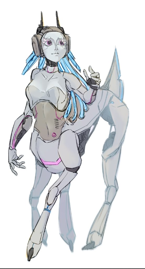 Lilia but cyborg