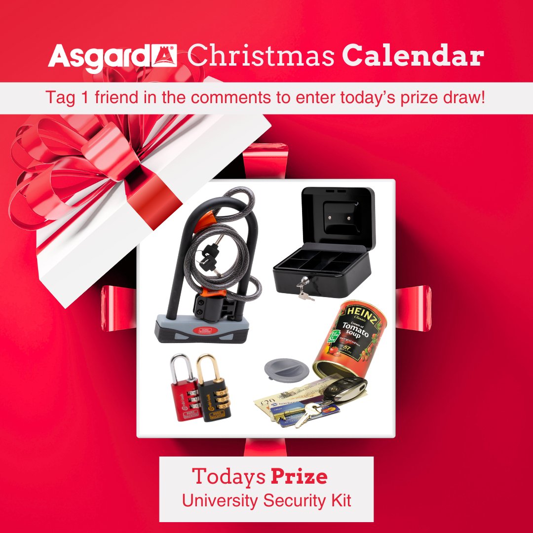 AsgardStorage's tweet photo. Day 16 of our Christmas Giveaway! 🎁

We’ve teamed up with Burg-Wächter to give away a University Security Kit – perfect for keeping your valuables safe! 🔒

Simply follow our page and tag a friend to enter – good luck! 🌟

#SecurityKit #BurgWächter #ChristmasGiveaway https://t.co/rOADRYUmtl