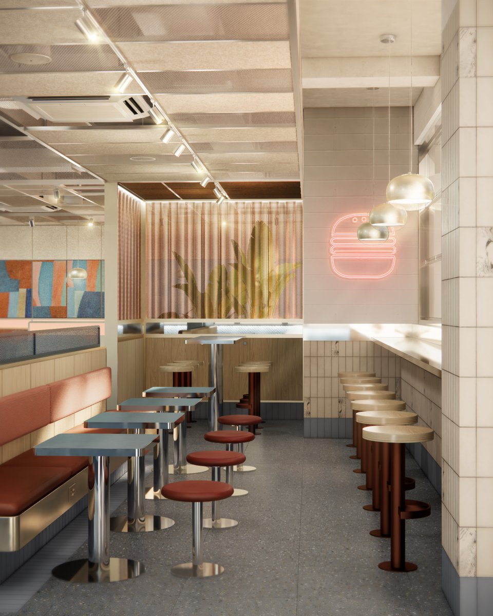 Creed Design (@creed_design) on Twitter photo This quick-service restaurant is designed for efficiency & modern functionality, featuring self-service kiosks, streamlined collection, flexible seating, and a dedicated delivery station. 
#RestaurantDesign
#QuickServiceRestaurant
#InteriorDesignStudio
#ModernRestaurant This quick-service restaurant is designed for efficiency & modern functionality, featuring self-service kiosks, streamlined collection, flexible seating, and a dedicated delivery station. 
#RestaurantDesign
#QuickServiceRestaurant
#InteriorDesignStudio
#ModernRestaurant