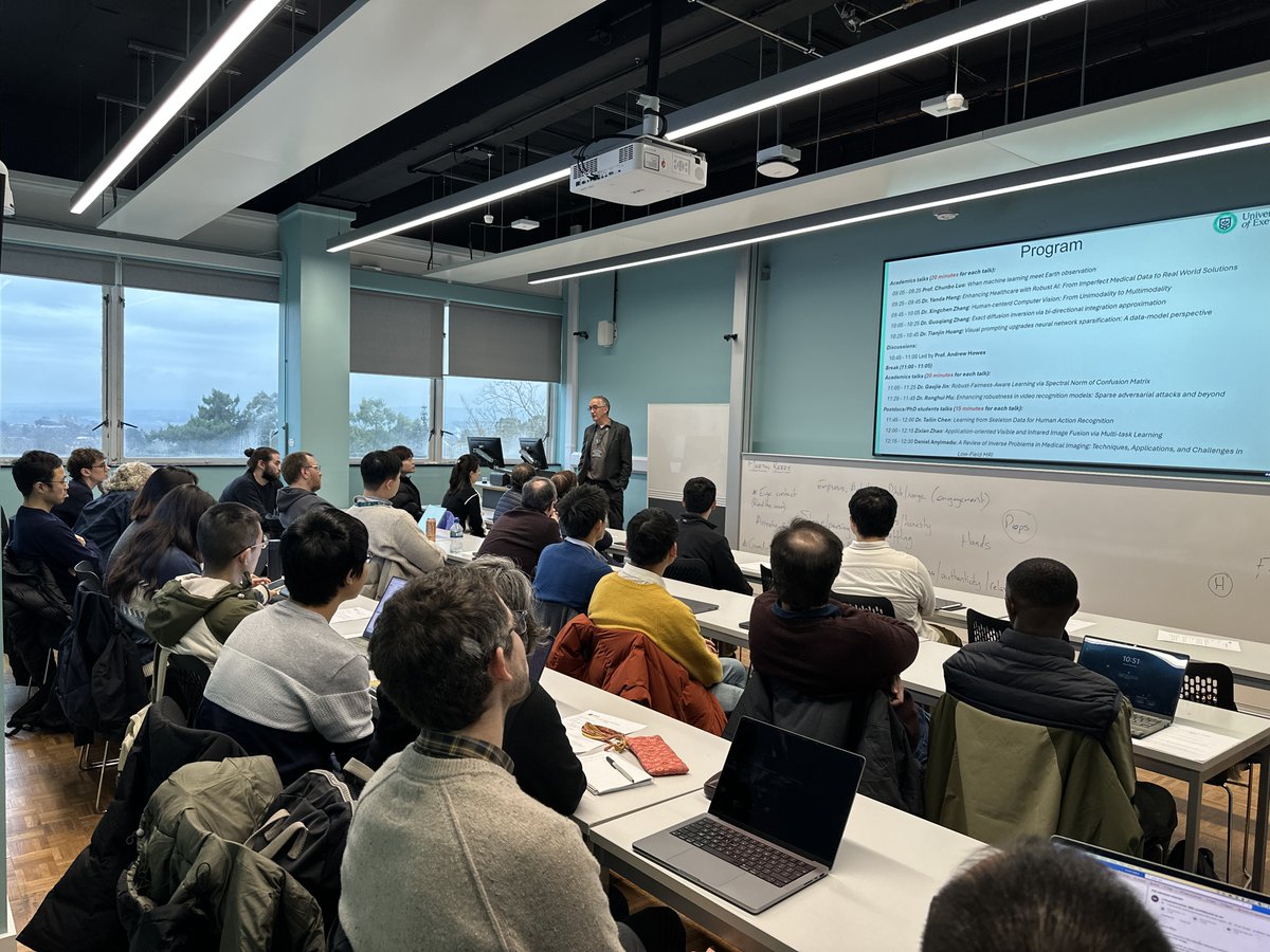 zhangxingchen's tweet image. Last week, I organized the 1st Exeter Computer Vision Workshop at @UniofExeter @exetercompsci , marking the first formal activity of the Exeter Computer Vision Group! The workshop featured insightful talks and offered a platform to share research and receive constructive feedback