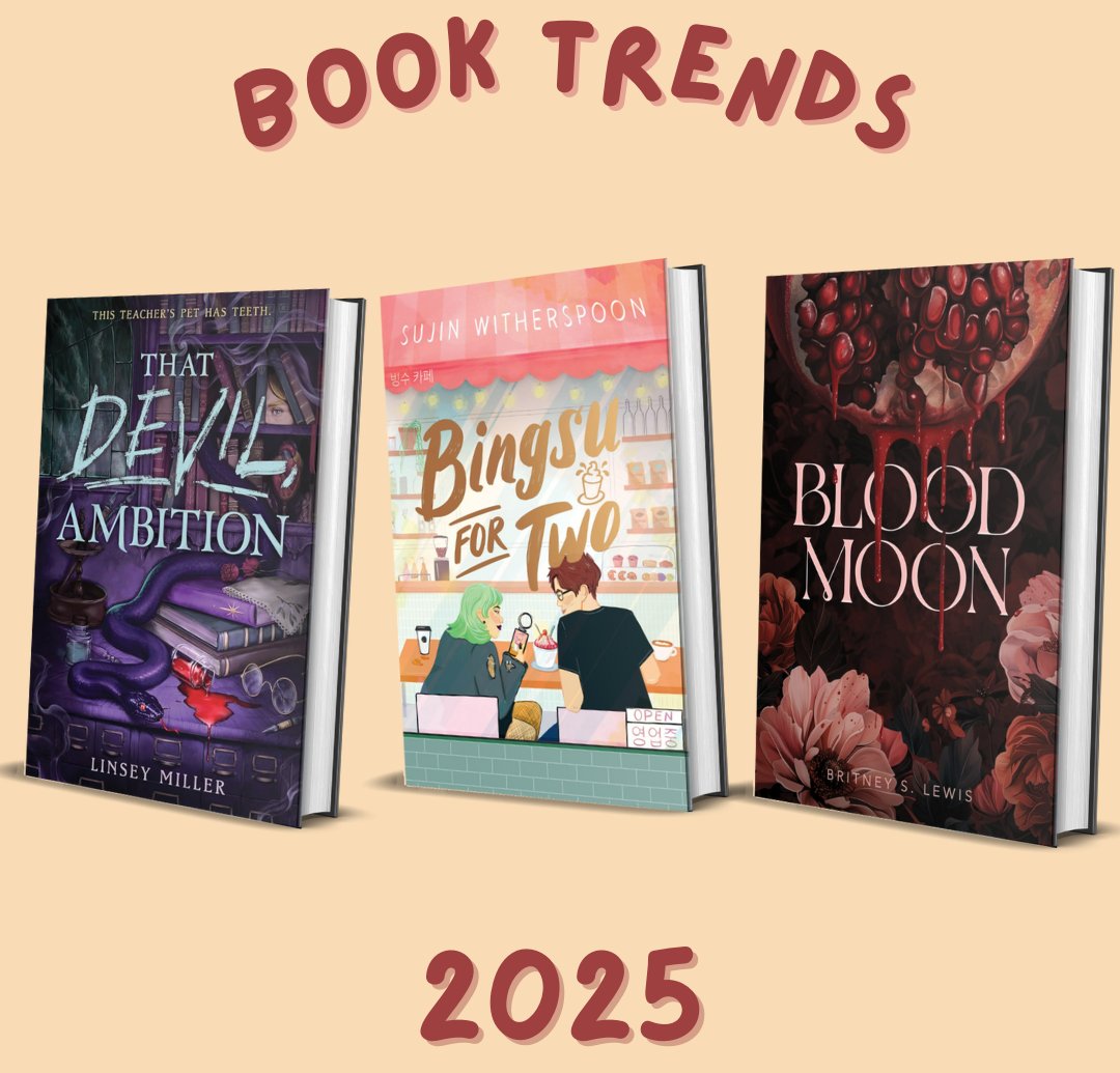 The rise in Dark Fantasy, Paranormal &amp; Horror, Magical Romcoms, unique Fantasy mashups + more in YA Books― Here's a few Book Trends to look out for in Young Adult publishing during 2025!🌱📚✨
thebookedshelf.wordpress.com/2024/12/16/ya-…