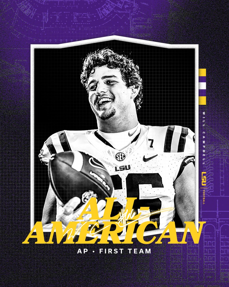 Left tackle <a href="/will_campbell66/">Will Campbell</a>  has been selected to  the AP All-America First Team