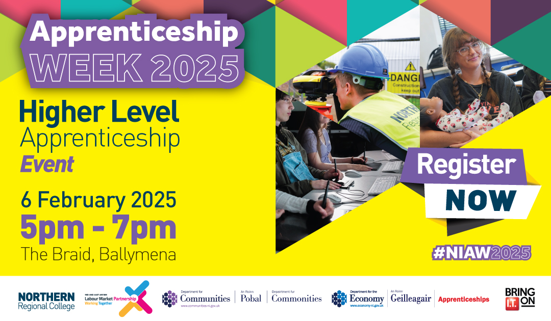 Delighted to be sponsoring this Higher Level Apprenticeship Event, a date for the diary for those wanting to find out more about the benefits of studying apprenticeships.