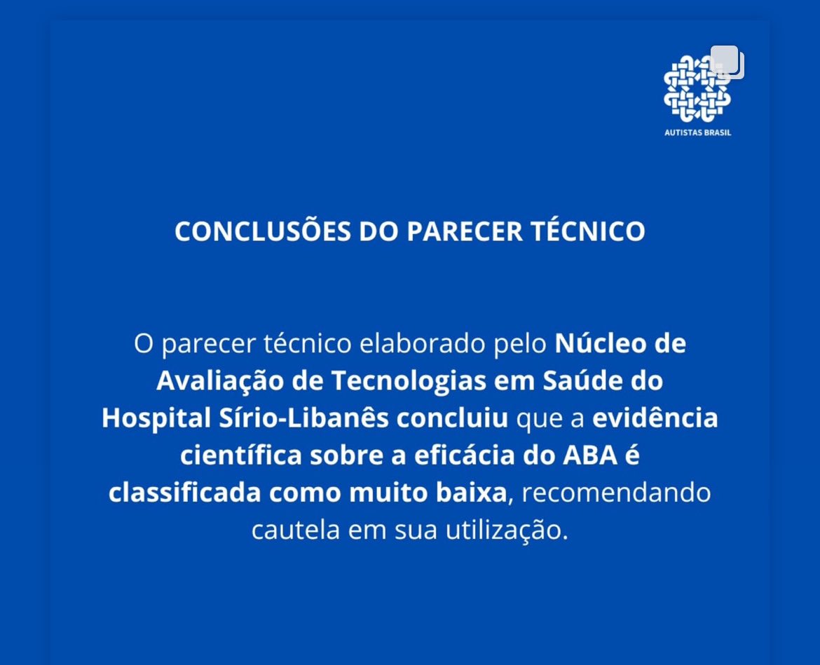 topiranath's tweet image. É rapaz… é isso que acontece quando a ciência serve ao neoliberalismo sem o mínimo de resistência e crítica. E digo principalmente sobre o que fizeram com
a ABA pra servir a clínicas privadas com profissionais pouco capacitados e estagiários de psicologia sobrecarregados com…