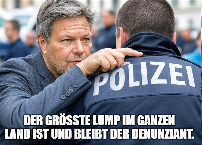 #Schwachkopf #SchwachkopfProfessional #Schwachkopfgate #HabeckEffekt #Denunziant

Dünnhäutige Politiker: Habeck und Baerbock stellten 1300 Strafanzeigen gegen Kritiker

Politiker der  „Ampel“ reagieren erstaunlich dünnhäutig, wenn  sie Zielscheibe von Kritik werden. Jüngst etwa