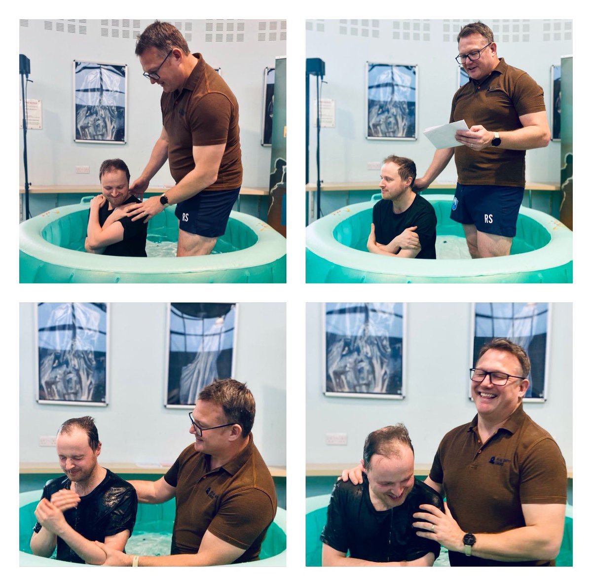 Wonderful to baptise Scott on Sunday - such a joy!