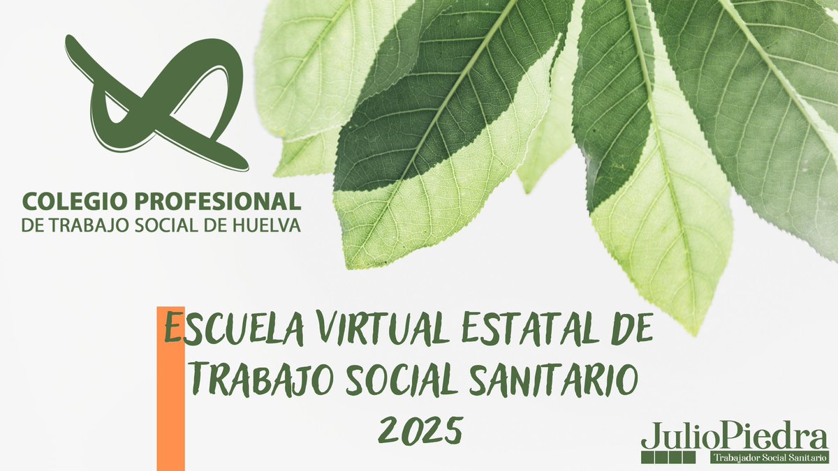 Comenzamos el año 2025 con la V edición de la Escuela virtual Eststal de Trabajo Social Sanitario! Formación acreditada para bolsas de empleo y oposiciones! No te quedes sin tu plaza! 👉👉trabajosocialhuelva.es/noticias/forma…