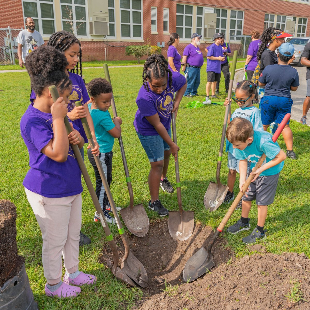greenscapeofjax's tweet photo. Cool Schools, Cool Kids! 😎🌳

Greenscape plants trees on school playgrounds and sports fields, creating shade, cleaner air, and better spaces for kids to play and thrive. 🌱 #GreenerSchools #CoolerKids https://t.co/Apvc8y1rCF