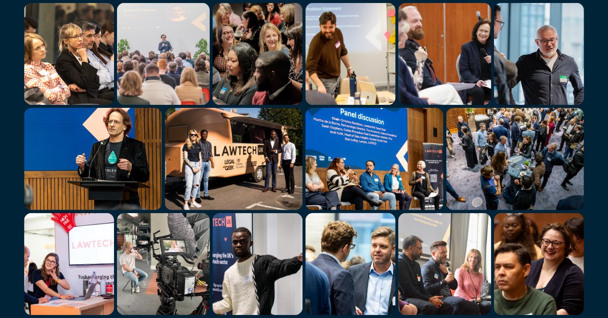 And that’s a wrap on LawtechUK for 2024! Thank you to everyone to who got involved and helped support the growth of #Lawtech in the UK.  

Sign up to our newsletter to be the first to hear about what we’ve got coming up in 2025: share-eu1.hsforms.com/1KpnA_HW3SPaMg…