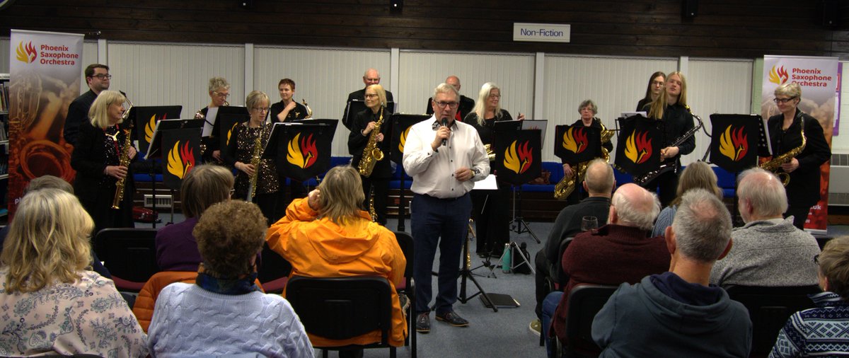 PhoenixSaxOrg's tweet image. Thanks to the lovely team at Desborough Library for looking after us so well at our festive concert on Saturday. Always a pleasure 🥳🎷🎄☃️And thanks too to Brendan Mcgrath for the lovely photos 🥰 📸 xxx