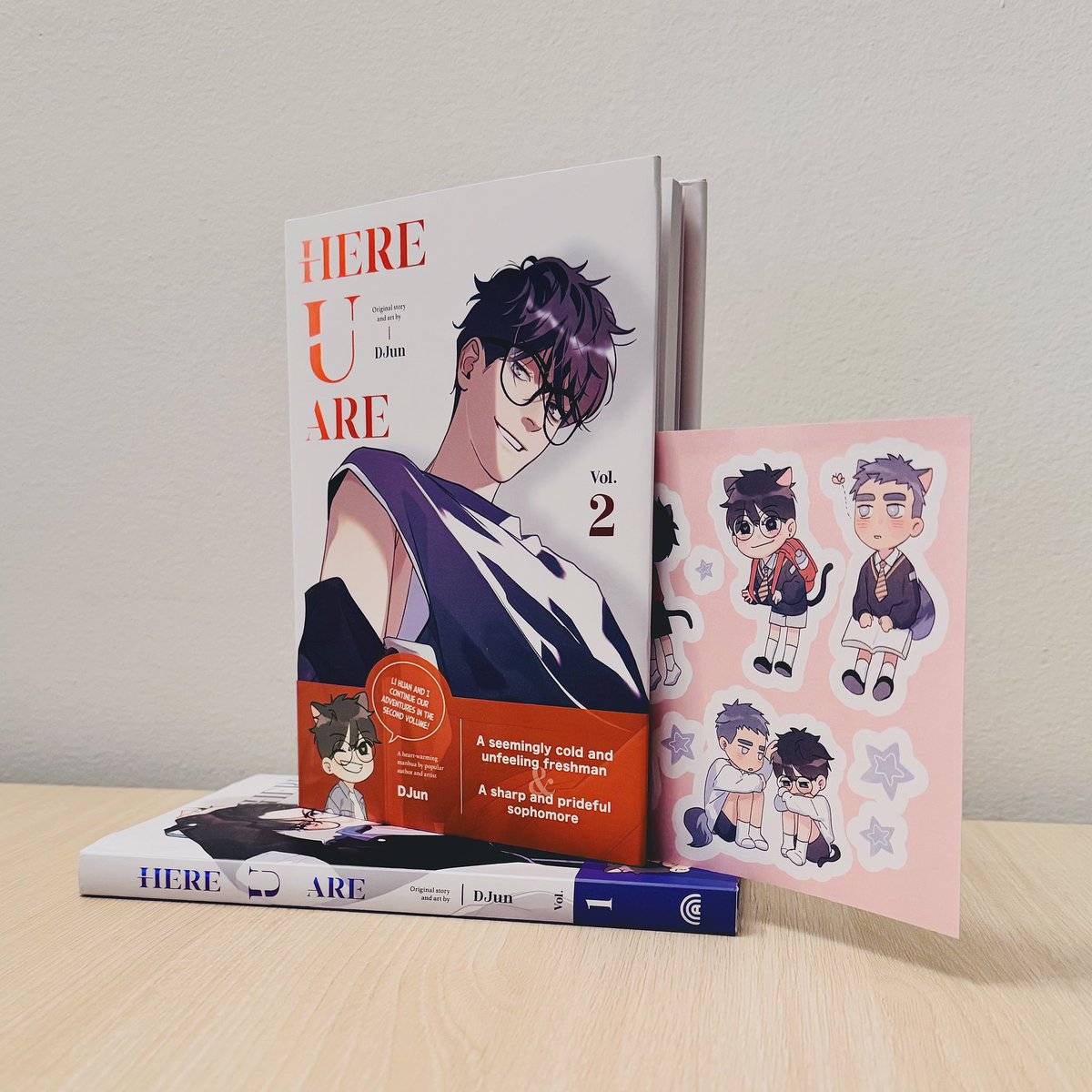 Here U Are Volume 2 has been printed!

Christmas is getting closer every day! And just like a Christmas (or pre-Christmas) present, the printing press has sent us the long-awaited second volume of Here U Are. And that means that it will be available for purchase very soon!