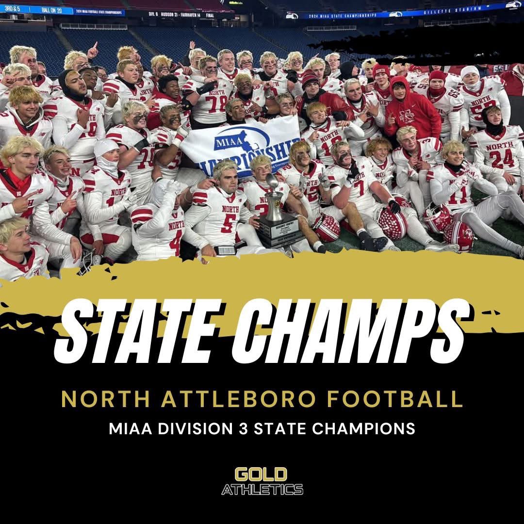 Gold Athletics (@goldathletics) on Twitter photo The <a href="/Bigredfb2022/">North Attleboro Football</a> team has claimed their first MIAA Division 3 Super Bowl victory in 22 years! 🏆🏈 Congratulations to the Red Rocketeers on this monumental achievement—your hard work and determination have brought home the crown! #NorthAttleboroFootball #StateChamps The <a href="/Bigredfb2022/">North Attleboro Football</a> team has claimed their first MIAA Division 3 Super Bowl victory in 22 years! 🏆🏈 Congratulations to the Red Rocketeers on this monumental achievement—your hard work and determination have brought home the crown! #NorthAttleboroFootball #StateChamps