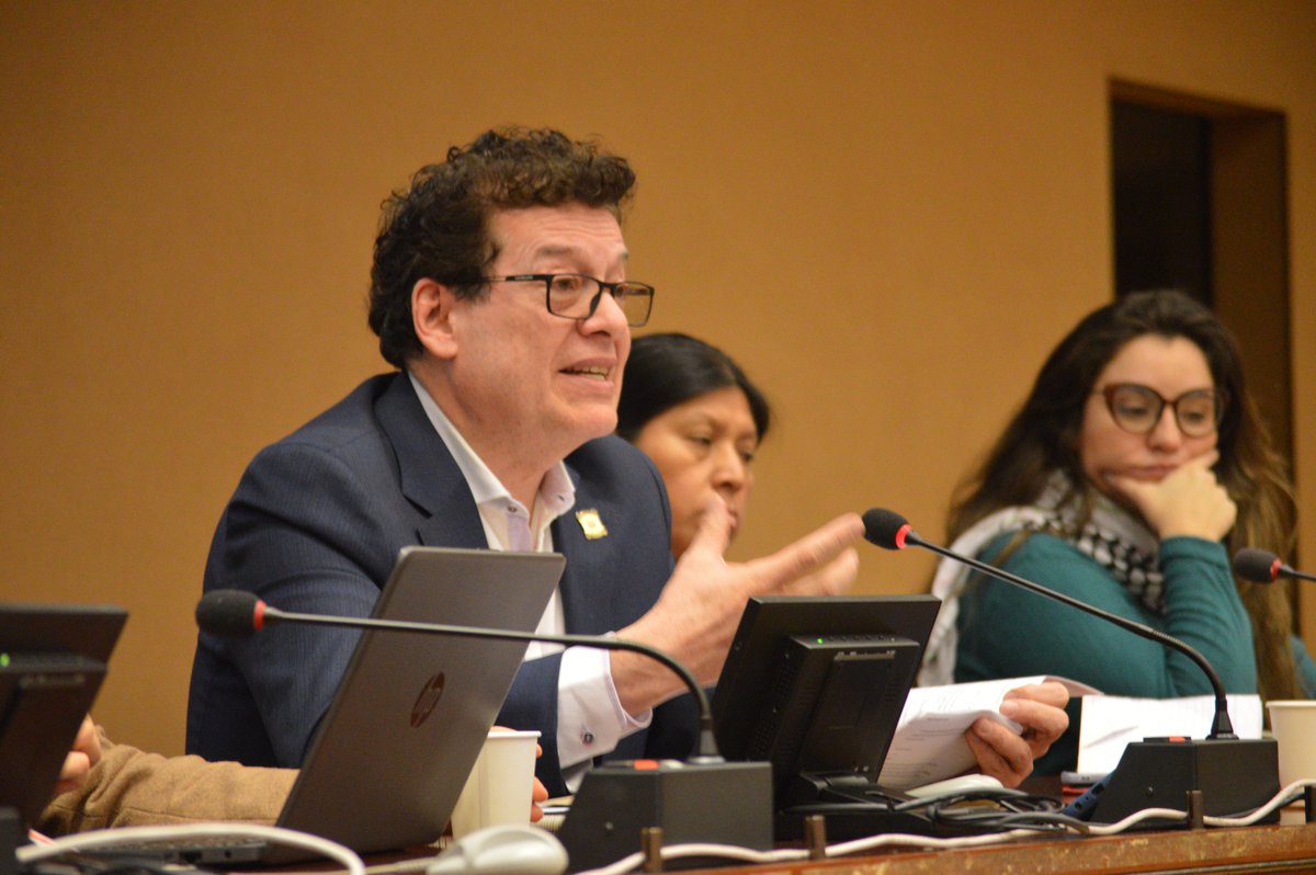 ‼️Side event with Global Inter-parliamentary Network

"As national legislators we should use the UN #BindingTreaty to draw inspiration for national legislation. When an international treaty is adopted, states need to take administrative measures”

Alírio Uribe, MP, Colombia (GIN)