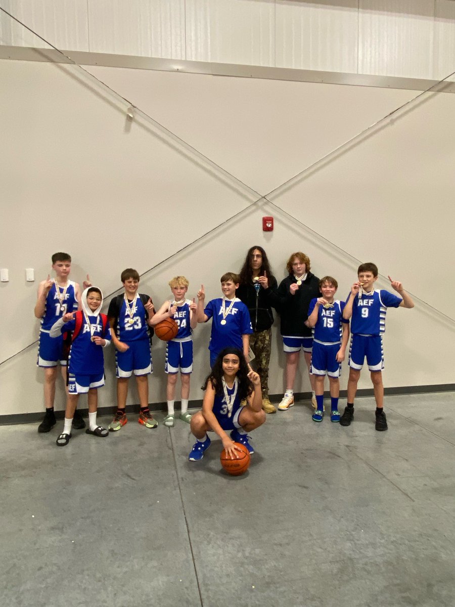 AEF_Academy's tweet photo. It was an AMAZING weekend filled with basketball for our AEF teams! It is amazing to see the growth at every level! Thank you @elkhornattack for always putting on great tournaments!
#AttitudeEffortFocus
#ItsHowWePlay https://t.co/UB8FApmlGG