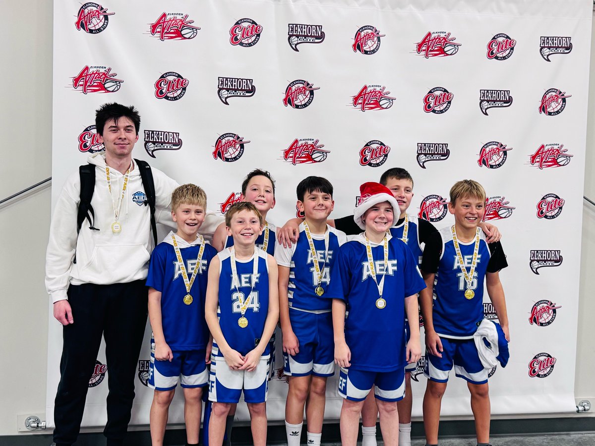 AEF_Academy's tweet photo. It was an AMAZING weekend filled with basketball for our AEF teams! It is amazing to see the growth at every level! Thank you @elkhornattack for always putting on great tournaments!
#AttitudeEffortFocus
#ItsHowWePlay https://t.co/UB8FApmlGG