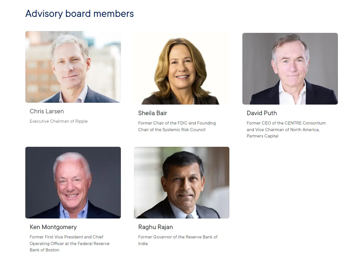 DROPZXRP's tweet image. RIPPLE ADVISORY BOARD MEMBERS $RLUSD

SOURCE @RIPPLE: ripple.com/solutions/stab…