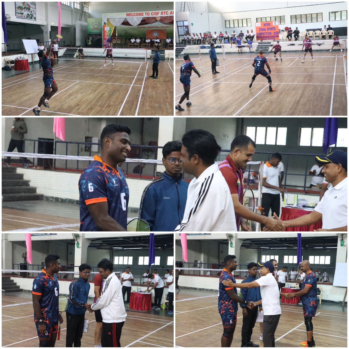 04NDRF's tweet photo. #NDRF🇮🇳
"Game on! 🏸 The inter-zonal #Badminton competition at the #NDRF 04 BN campus Brings Together Officers and Rescuers, Showcasing Unparalleled #Sportsmanship and Camaraderie. Strength, Teamwork, and Resilience shine both on and off the court. #GameSpirit #NDRF
@NDRFHQ https://t.co/AML0NggKss