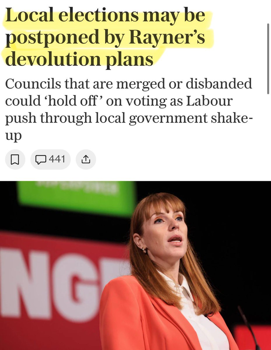 Artemisfornow's tweet photo. DEMOCRACY - They are cancelling local elections … don’t worry, it’s for our own good!

Tyranny doesn’t ask your opinion, it simply does what it wants. https://t.co/8yYGRLjeEv