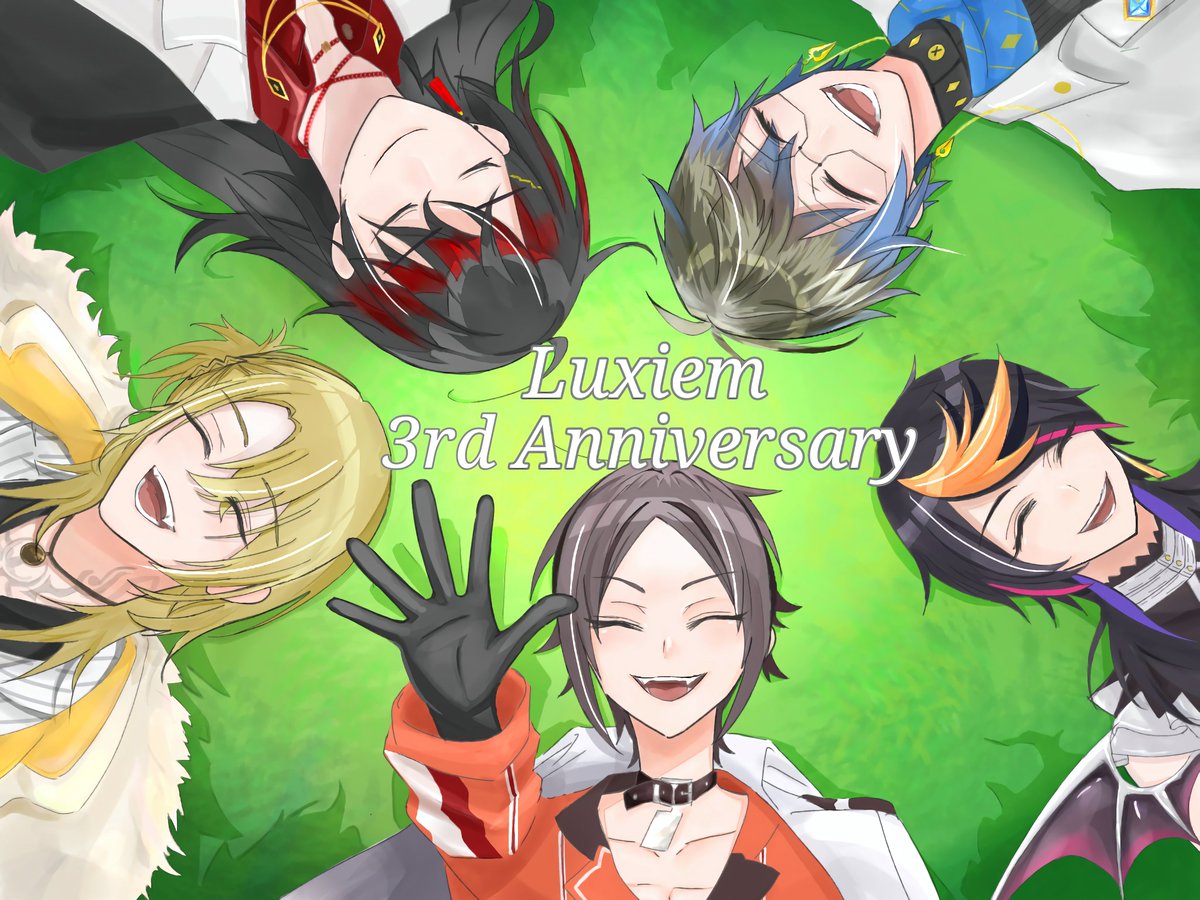 ZkonohaZ's tweet photo. HAPPY 3RD ANNIVERSARY🎉
❤💛💙💜🧡
#Luxiem3rdAnniversary https://t.co/If9Gv2I6DK