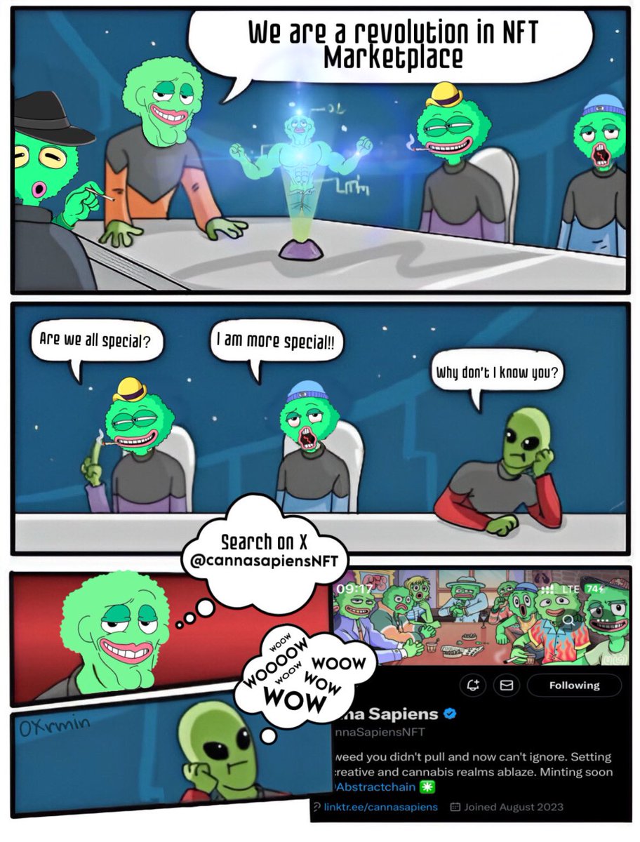 armin x base.eth (@0xrmin) on Twitter photo I creat this meme to <a href="/CannaSapiensNFT/">Canna Sapiens</a>
i Hope team loves it🍀🪽
keep supporting and try to get OG👀
<a href="/0xTama_/">Tama 🇦🇸</a> <a href="/NftRiles/">Riles</a> <a href="/NftProtege/">Lost Protagonist</a> <a href="/TBagginson/">Tea_Bagginson M.D.</a> <a href="/FilipFinks/">Filip</a> I creat this meme to <a href="/CannaSapiensNFT/">Canna Sapiens</a>
i Hope team loves it🍀🪽
keep supporting and try to get OG👀
<a href="/0xTama_/">Tama 🇦🇸</a> <a href="/NftRiles/">Riles</a> <a href="/NftProtege/">Lost Protagonist</a> <a href="/TBagginson/">Tea_Bagginson M.D.</a> <a href="/FilipFinks/">Filip</a>