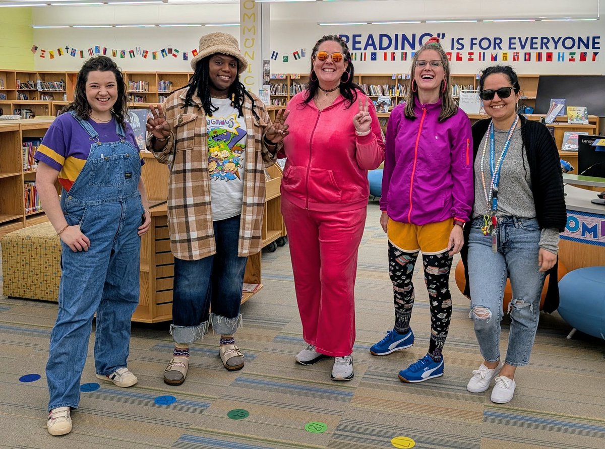 Laura Pomes (@laura_pomes) on Twitter photo The 90's are in full effect for the specialists! Love the spirit!! <a href="/HortonsCreekES/">Hortons Creek ES</a> <a href="/msbinghamcasey/">Ms. Casey Bingham</a> <a href="/readerhawks/">Ms. Haithcock</a> <a href="/msjrowdy/">Ms. Rowdy</a> <a href="/JenLangenfeld/">Jen Langenfeld</a> The 90's are in full effect for the specialists! Love the spirit!! <a href="/HortonsCreekES/">Hortons Creek ES</a> <a href="/msbinghamcasey/">Ms. Casey Bingham</a> <a href="/readerhawks/">Ms. Haithcock</a> <a href="/msjrowdy/">Ms. Rowdy</a> <a href="/JenLangenfeld/">Jen Langenfeld</a>