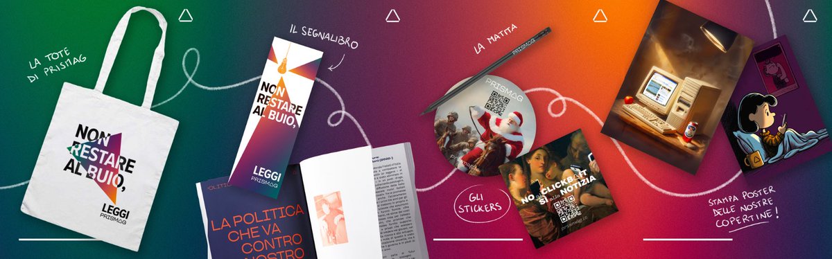 Prismag_azine's tweet image. 🎁Ti manca ancora un regalino per Natale?  Prismag è qui per te!

👉🏻Facile e salva tempo: basta andare al link che trovi sotto e in tre minuti potrai assicurarti non solo i nostri volumi ma sempre Più Prismag!

🔗produzionidalbasso.com/project/piu-pr…

Non restare al buio, leggi Prismag 💡