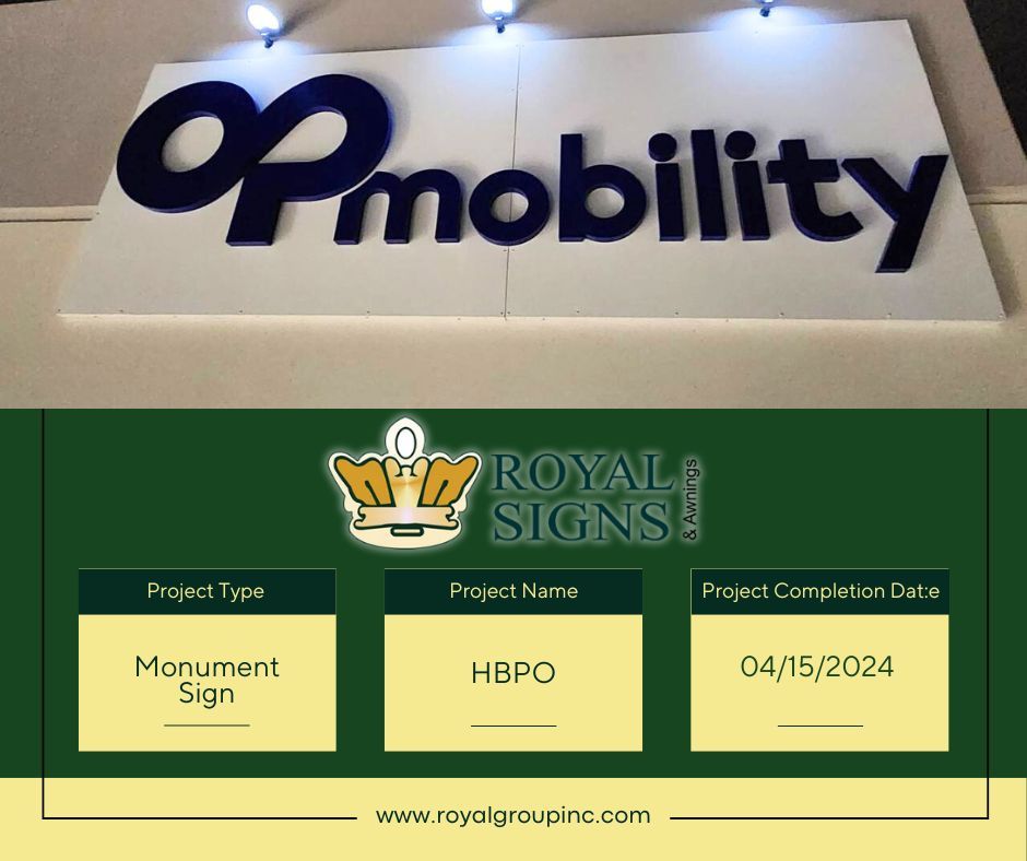 royalsigns_ATX's tweet image. Check out this sleek sign we created for OP Mobility, a leading manufacturer of high-tech modules. Designed to reflect their excellence and industry expertise, this sign ensures their brand shines in every detail.
#SignCompanyNearMe #NationalSignCompany #HTX #DFW #ATX