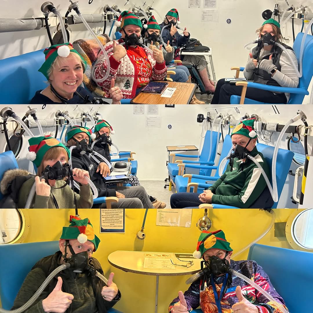 Advent Days 11-16 we are powering through! Members are keeping up oxygen therapy &amp; exercise at the Centre. 
🏉 Could you help at the Exeter Chiefs match collection on 29th March? Please be in touch! 
01392 447411
#oxygentherapy 
#physiotherapy #volunteering 
#fundraising 
#Exeter