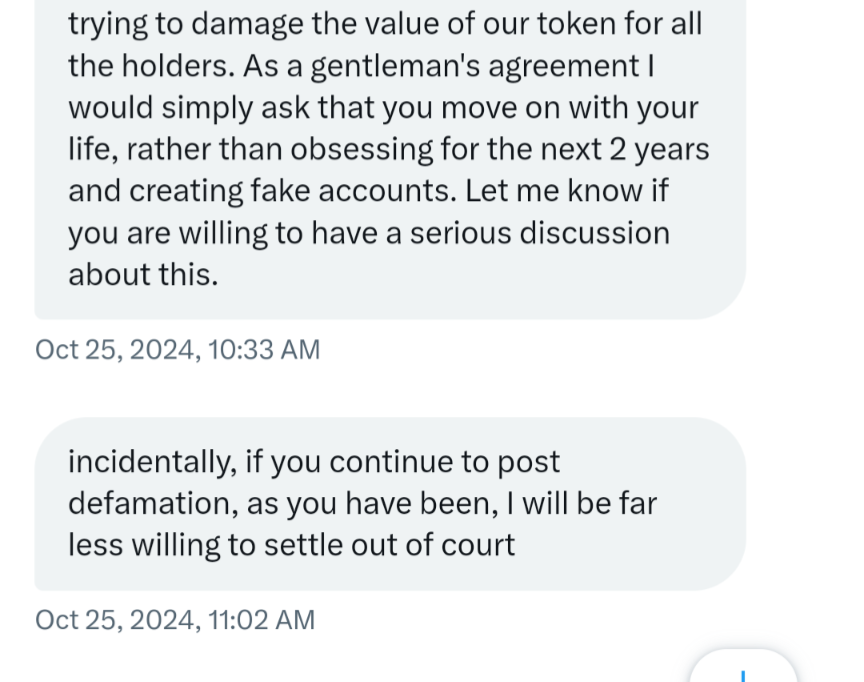 LeftyCurved's tweet photo. My daily reminder to anyone thinking about using #atlaswallet
This is a message received from the project leader who also runs #evergrow
They talk about trust but will use your info against you https://t.co/hV2GKW1Xc8