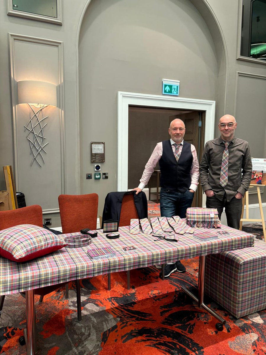 It was a pleasure to talk to Brian Halley about his work managing Glasgow-based tartan maker Slanj Kilts and designing the homeless tartan.