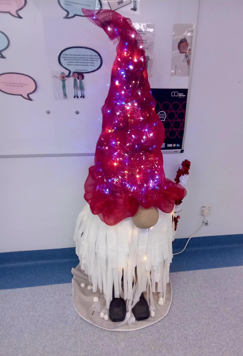 Special shout out to Out patient department with this innovative tree! Yes there is a tree under the hat, brilliant! Well done to all who took part,many thanks <a href="/NHSGGC/">NHS Greater Glasgow and Clyde</a> #teamirh