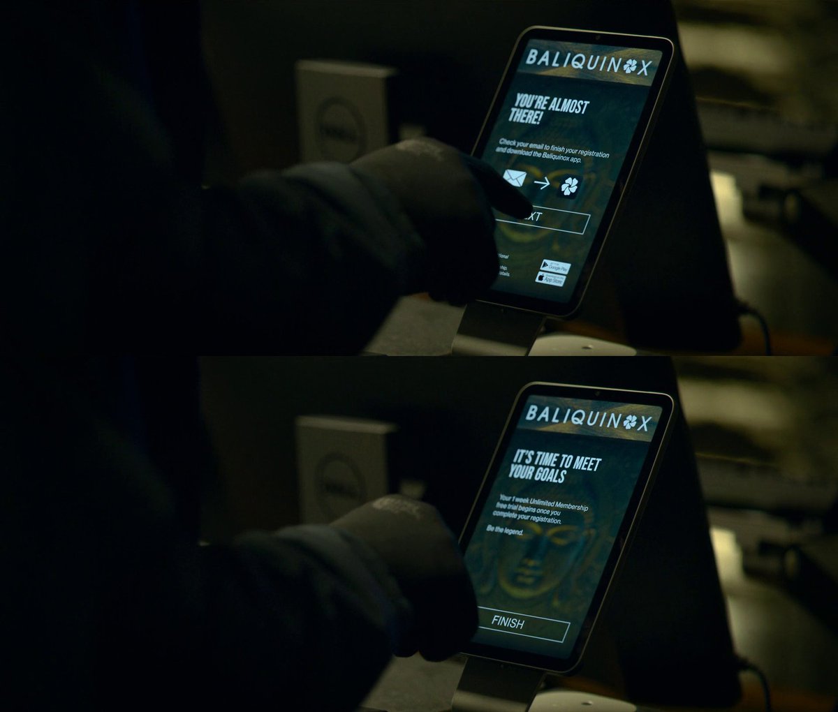 Subtle hint in the final chapter of David Fincher's The Killer as the protagonist closes in on his last target.