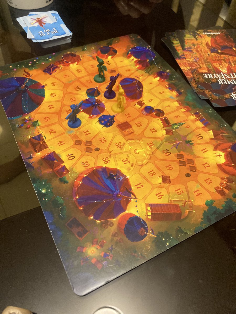 rapunk27's tweet image. The night before our wedding gig, I was able to play boardgames with some of my bandmates. 

“A Midsummer Nights Fayre” is such a cool dice game. Darwin as chaotic as he is, this game fits him well to be the winner. 

We also played Cafe where Edna won coffee shop business.