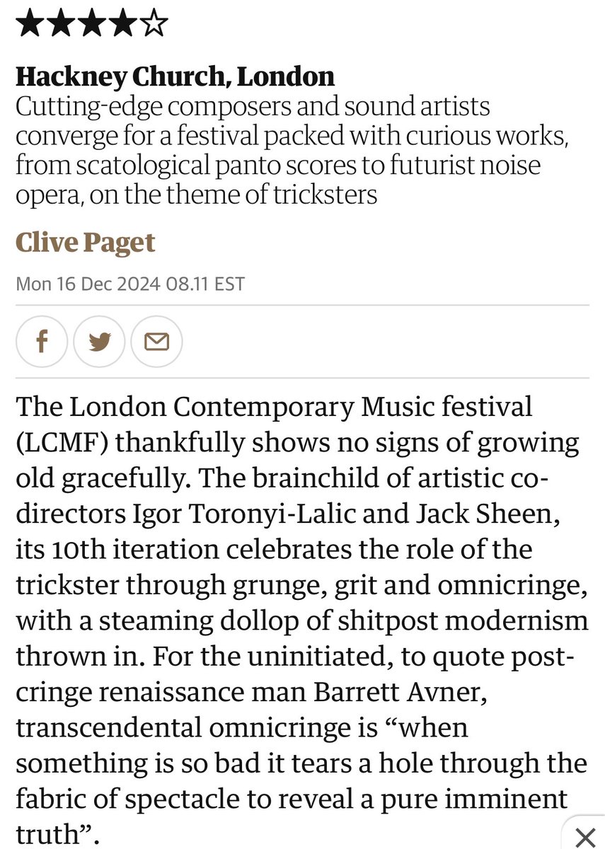 Omnicringe made it into the Guardian