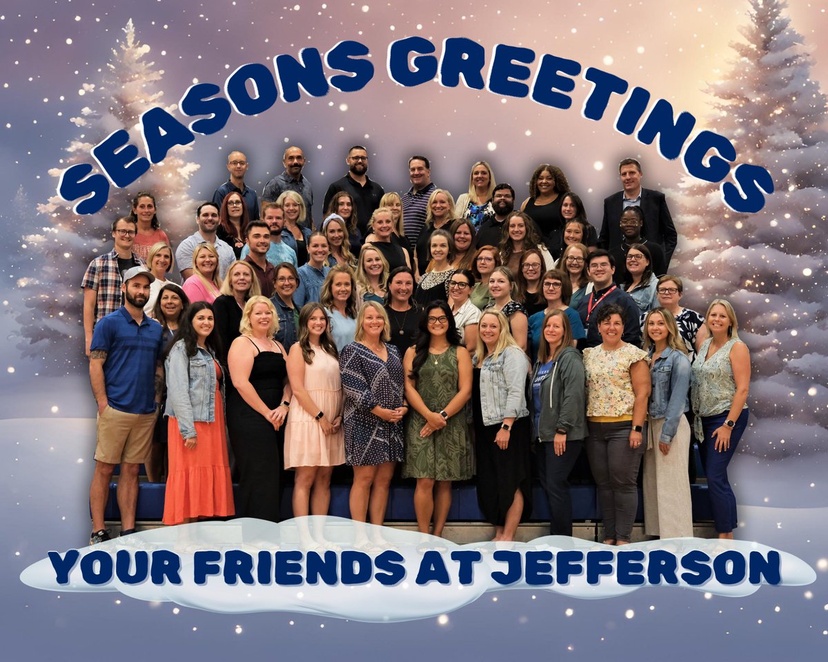 SEASONS GREETINGS FROM YOUR FRIENDS AT JEFFERSON!