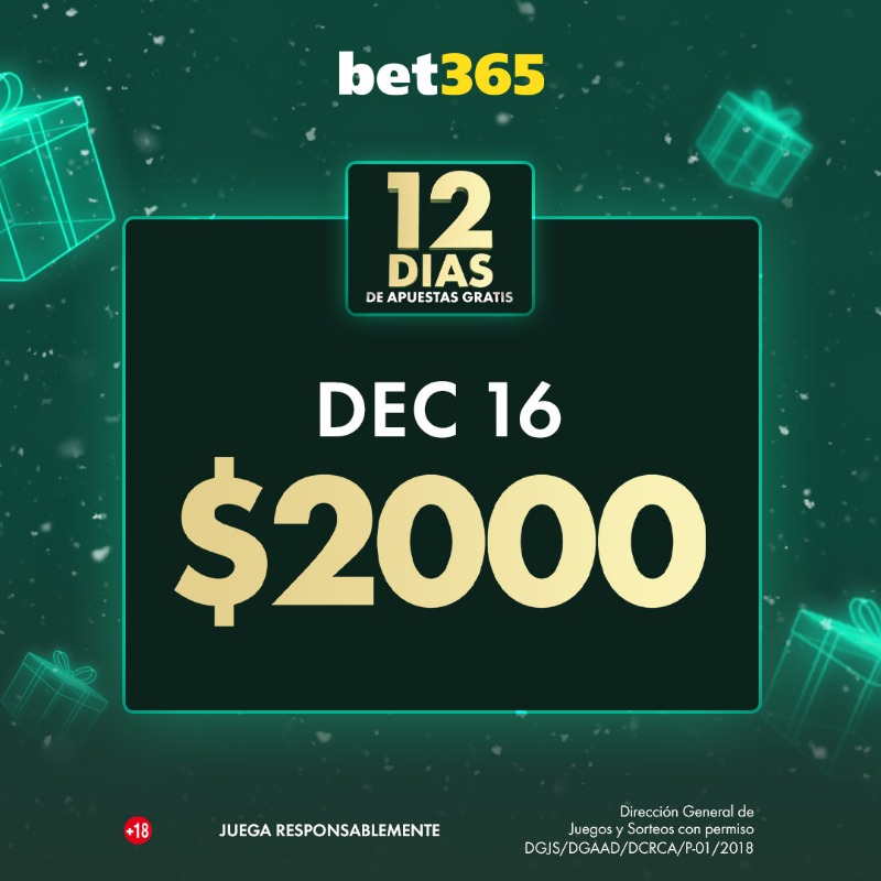 bet365mx's tweet photo. ¡Otro! 🎁

¡TODOS los días, desde el 13 hasta el 24 de diciembre, regalaremos créditos de apuesta a nuestros seguidores! 💰

➡️ Sigue
🏈 Cuéntanos quién anotará un touchdown esta noche en MNF
🔁 Repostea

Información completa sobre los sorteos en los términos y condiciones. 👇