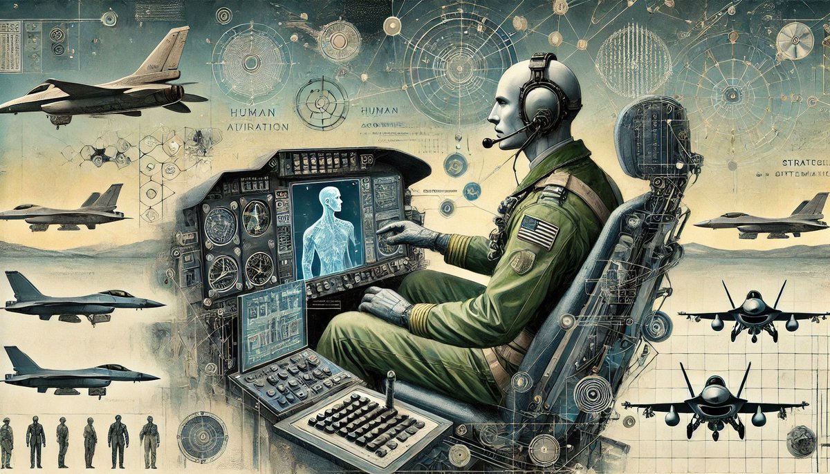 matthewjetthall's tweet image. Air Force Chief of Staff Gen. David W. Allvin emphasizes the importance of human-machine collaboration in future air combat, advocating for effective teaming over fully autonomous systems. 

#AirForce #HumanMachineTeam #AutonomousSystems #FutureOfAirpower #MilitaryInnovation

APA…