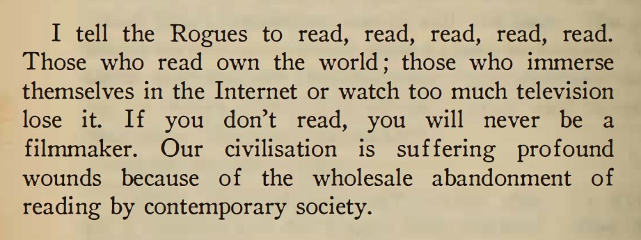 Werner Herzog, read read read