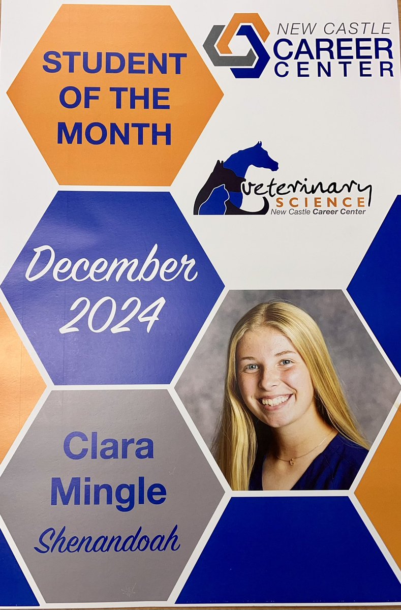 CounselingSHS's tweet photo. Congratulations to Clara Mingle for being named NCCC student of the month!

Also, congratulations to Clara M, Katelyn, Maddie, Chloe, and Clara W on earning your Pet Tech First Aid &amp; CPR! https://t.co/3z7eLGd3AZ