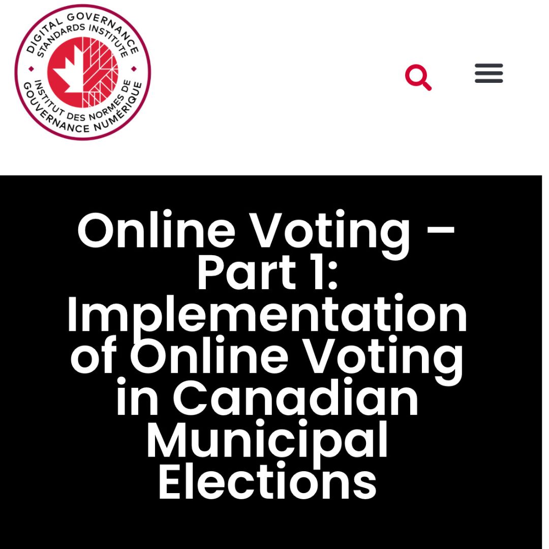 📣 Exciting News from Neuvote!

We are thrilled to announce the publication of CAN/DGSI 111-1:2024, the new National Standard of Canada for Online Voting – Part 1: Implementation of Online Voting in Canadian Municipal Elections!

This milestone marks a significant step forward in