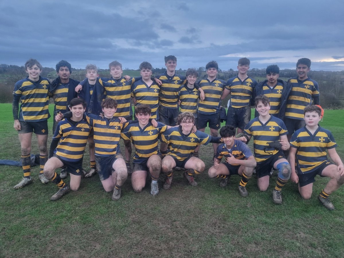 A great 29-19 win for the U15As today against QEGS Ashbourne takes them to an Area Final against The Grammar School at Leeds, in January. An outstanding 2nd half performance sealed the victory, with Alex L taking PoM. Onwards and upwards! Eta is 6.15pm at the Dairy Gates. #KES