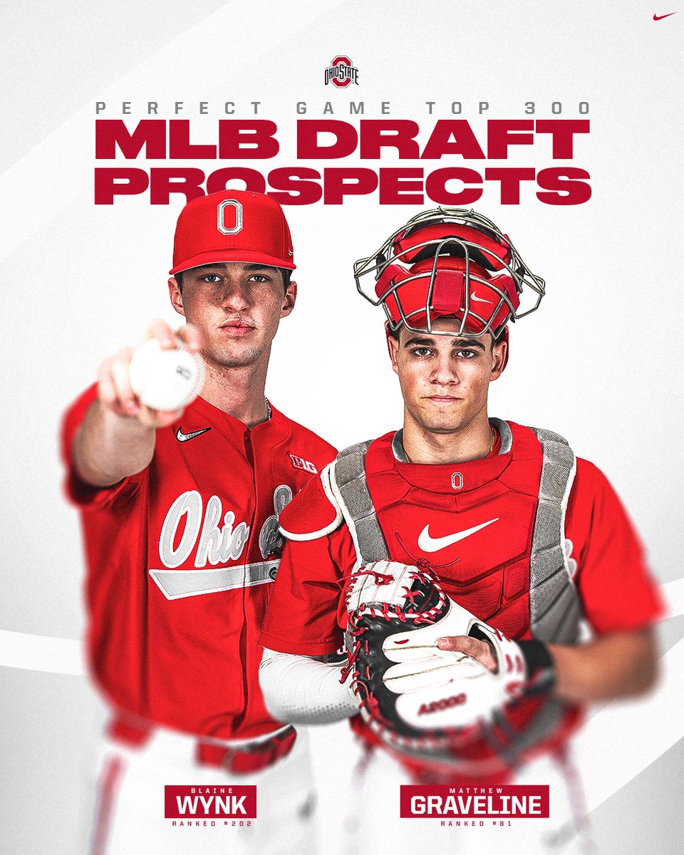 Ohio State Baseball (@ohiostatebase) on Twitter photo ๐ฝ๐ช๐๐ ๐๐ฎ๐ ๐ฅ๐ง๐ค๐จ๐ฅ๐๐๐ฉ๐จ ๐ฐโพ๏ธ
<a href="/MGraveline09/">Matthew Graveline</a> and <a href="/BlaineWynk/">blaine wynk</a> are two of Perfect Game's top 300 2025 MLB Draft prospects!
#GoBucks ๐ฝ๐ช๐๐ ๐๐ฎ๐ ๐ฅ๐ง๐ค๐จ๐ฅ๐๐๐ฉ๐จ ๐ฐโพ๏ธ
<a href="/MGraveline09/">Matthew Graveline</a> and <a href="/BlaineWynk/">blaine wynk</a> are two of Perfect Game's top 300 2025 MLB Draft prospects!
#GoBucks