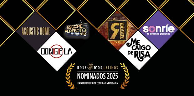 ¡SONRÍE, TE ESTAMOS GRABANDO está nominado para la Gala Final de los Rose d’Or Latinos en la categoría de Entretenimiento de comedia o variedades! 📺💥👏 La Gala Final se llevará a cabo el martes 21 de enero de 2025 en la ciudad de Miami, reuniendo a la industria en un momento de
