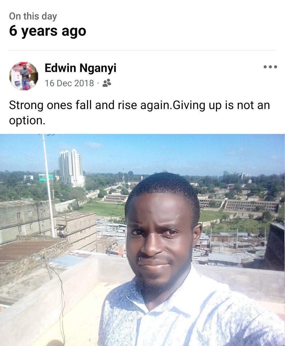 6yrs ago time like this l was f**ked up nikiwa mlango kubwa, from facial expression utajua sikuwa sawa😂.Ata hiyo simu niliomba beshte ndio nijipiga nayo picha nikaupload facebook.I was just waiting for landlord to chase me away juu ya rent arears. Mambo ya food jamaa fulani wa