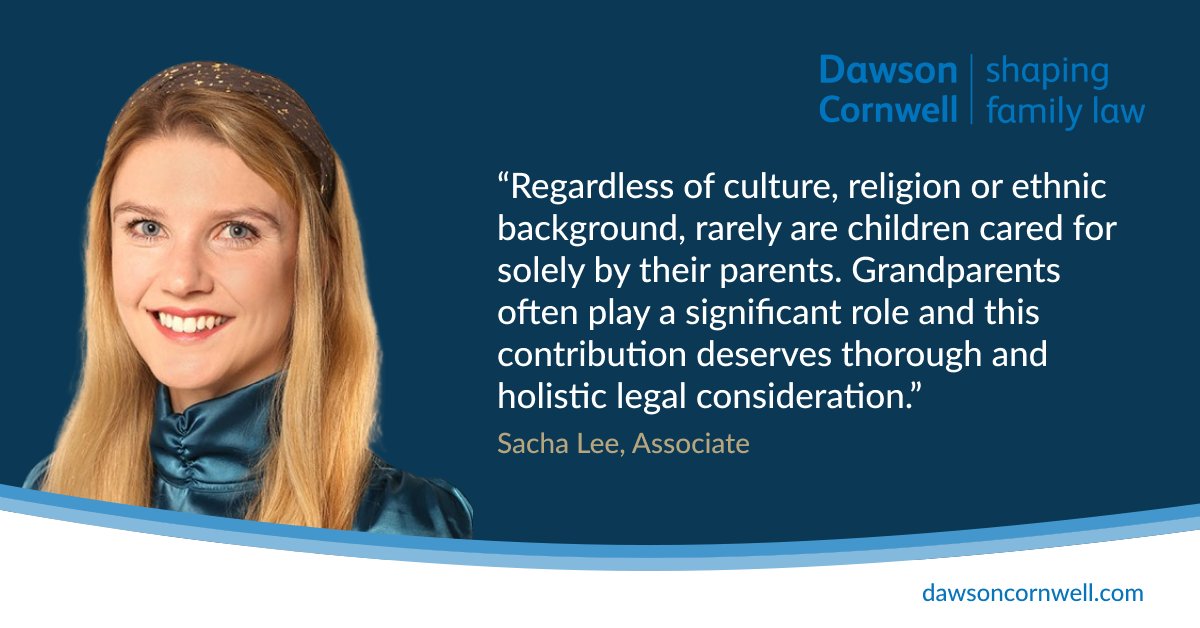 Associate Sacha Lee examines how applications by grandparents are dealt with in the family courts, emphasising the importance of recognising the significant role that grandparents play in children's lives and care, in <a href="/familylawweek/">Family Law Week</a>. 

Read more here: bit.ly/41wi6QF