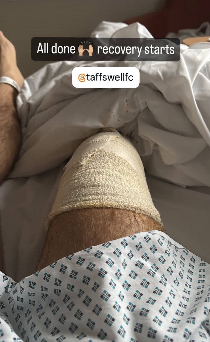 Everyone at Taffs Well F.C. would like to wish El Capitan Vaughn Fowler a speedy recovery following today’s Knee Op. 🏥👨🏻‍⚕️

We can’t wait to have him back on the field leading the boys once again. ⚽️

💛🖤