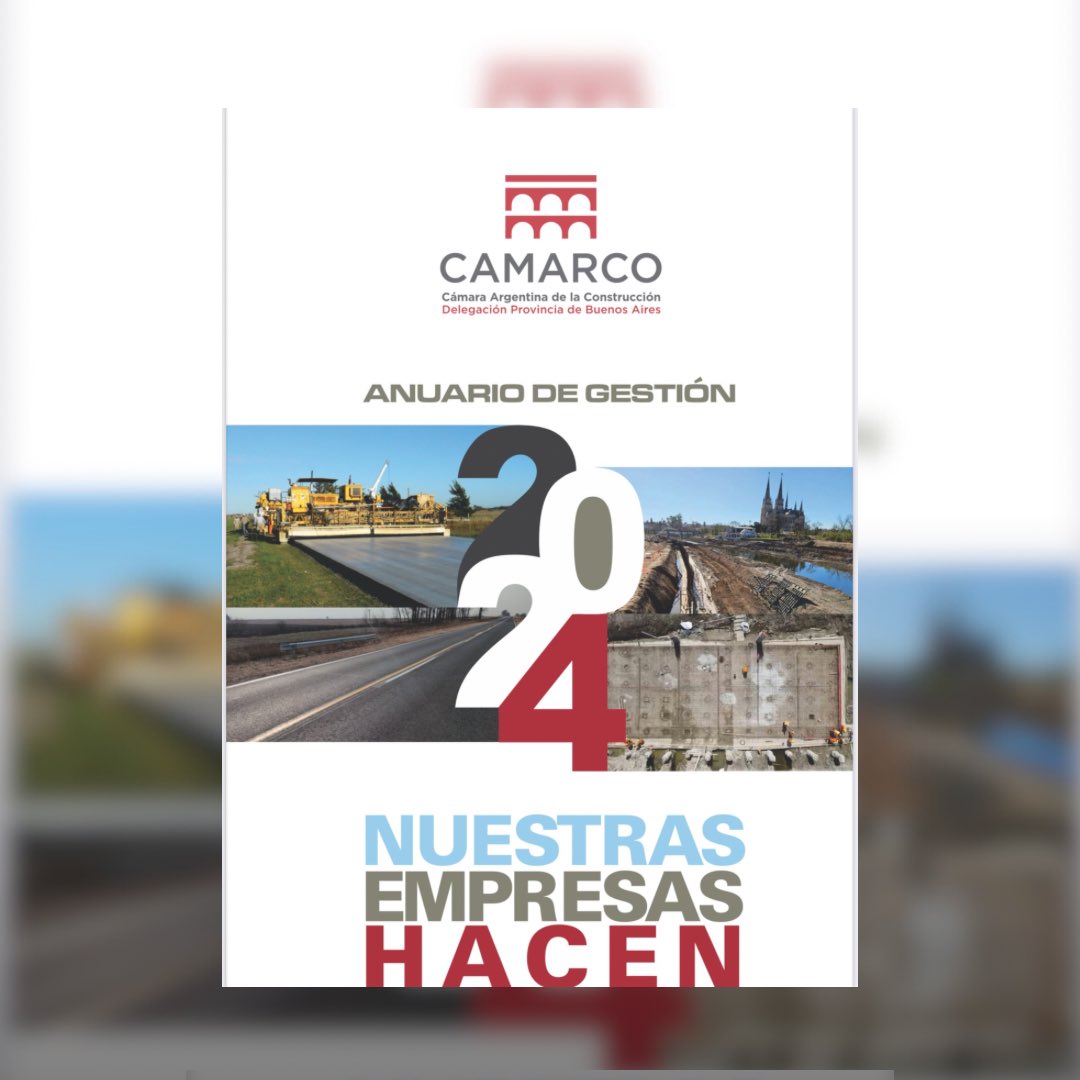 camarco_PBA's tweet photo. 🏗️ Cerramos un nuevo año de trabajo y compromiso en la construcción de un mejor porvenir para los bonaerenses. 

*️⃣ En el anuario de CAMARCO Provincia de Buenos Aires, algunos de nuestros representantes comparten la visión sobre el presente y futuro a corto, mediano y largo plazo https://t.co/tIzwVMeq7c