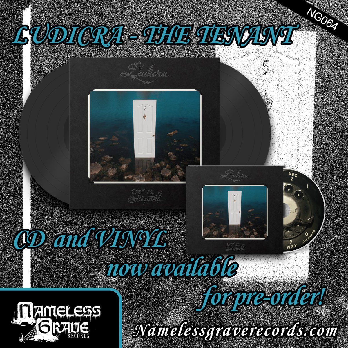 sewage666's tweet image. ludicra's the tenant 2x LP and CD repress is now up for pre-order from nameless grave records namelessgraverecords.com/products/ludic… or from ludicra's bandcamp ludicraofficial.bandcamp.com/album/the-tena…