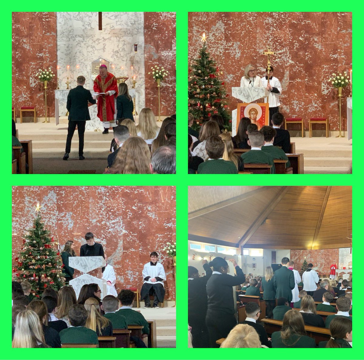 ststephensRE's tweet photo. @StStephensHS celebrated our Feast of St Stephen today @RCStFrancisPG w/ Bishop John Fr Jonathon+Deacon Don.Thank you all who prepared+participated in the liturgy,our order of service and depts who prepared our young people @CAFSSHS @SSHSEng @SSHSICT #StriveForSuccess https://t.co/jxWlnNeJQ3
